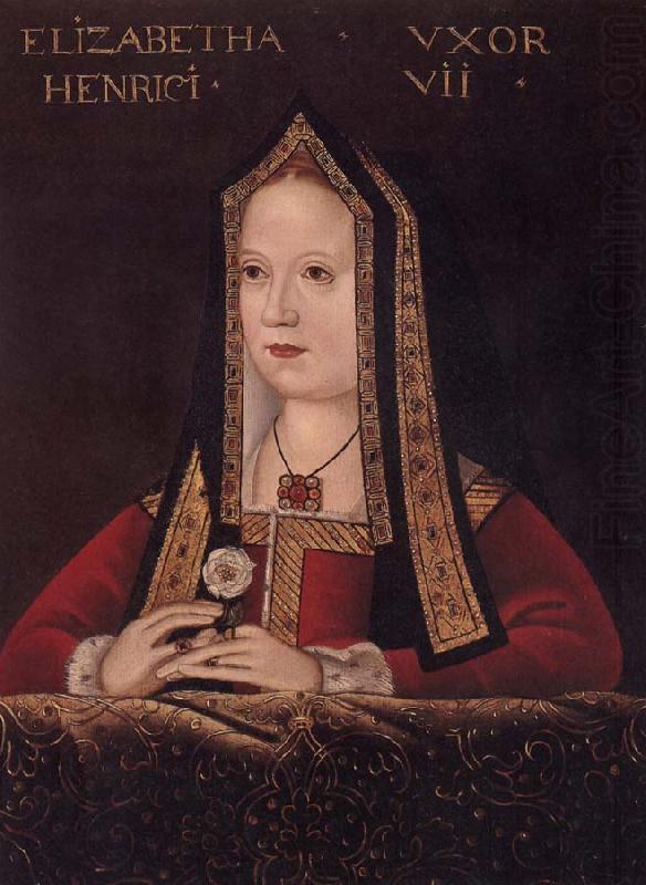 unknow artist Elizabeth of York,Queen of Hery Vii china oil painting image